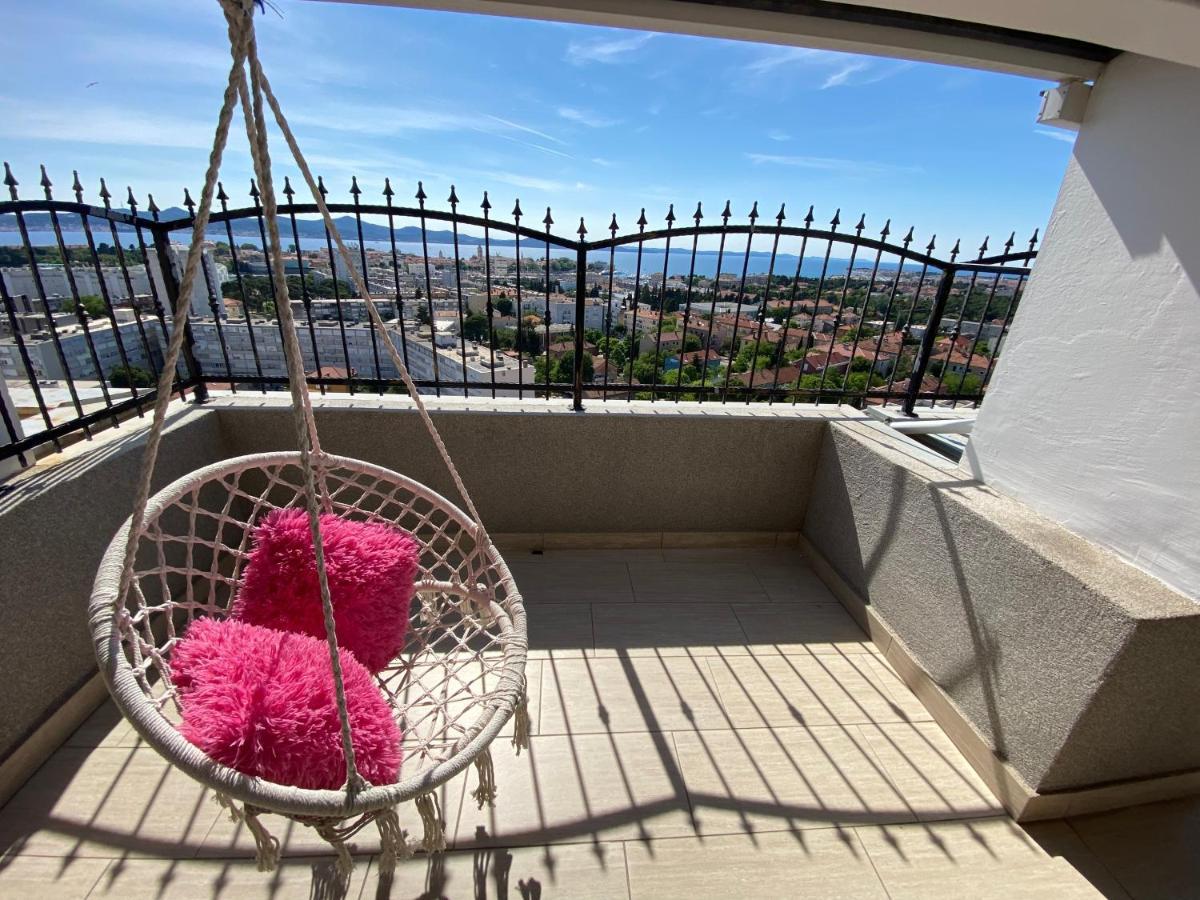 Golden View Penthouse Apartment Zadar Bagian luar foto